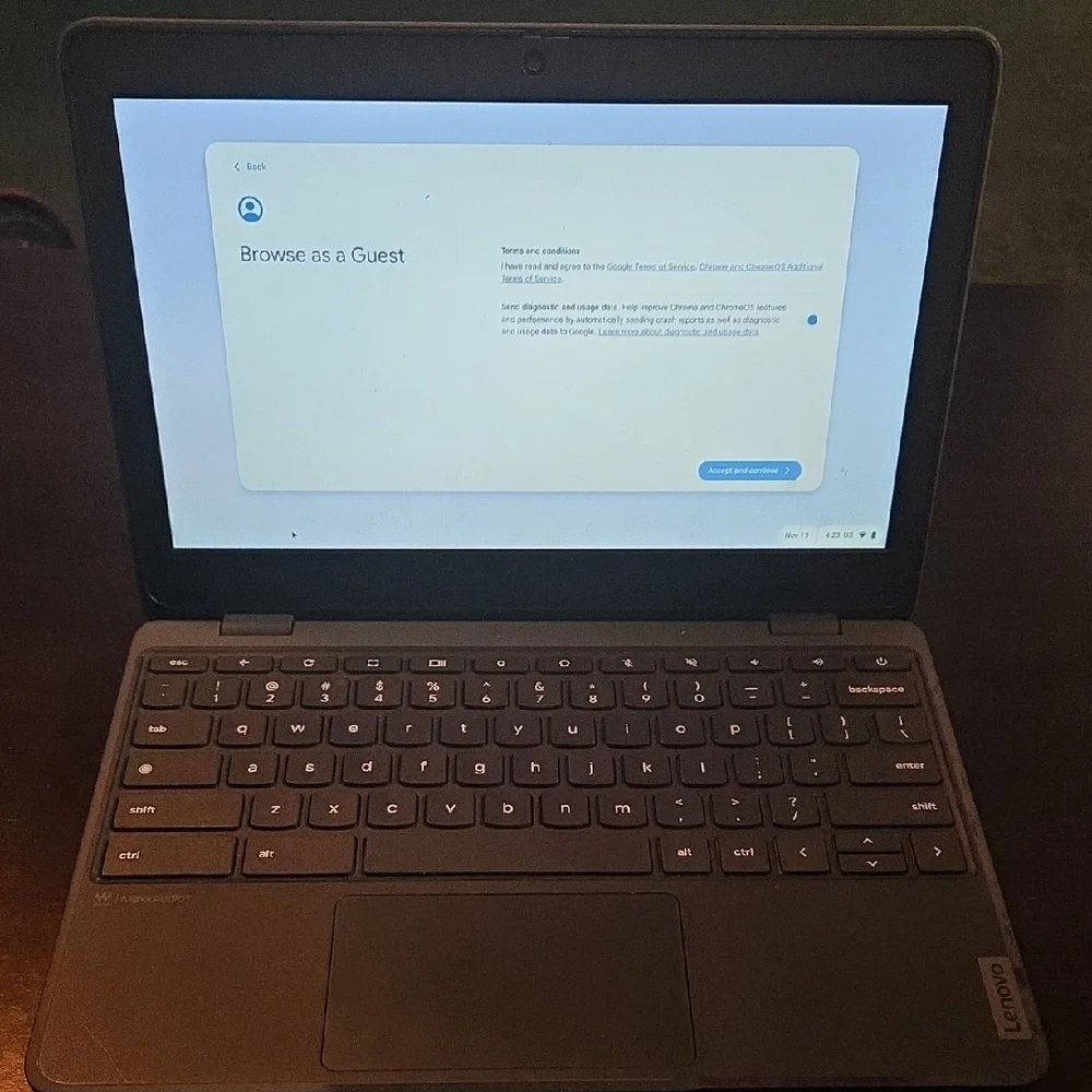 Lenovo Chromebook in Dark Gray